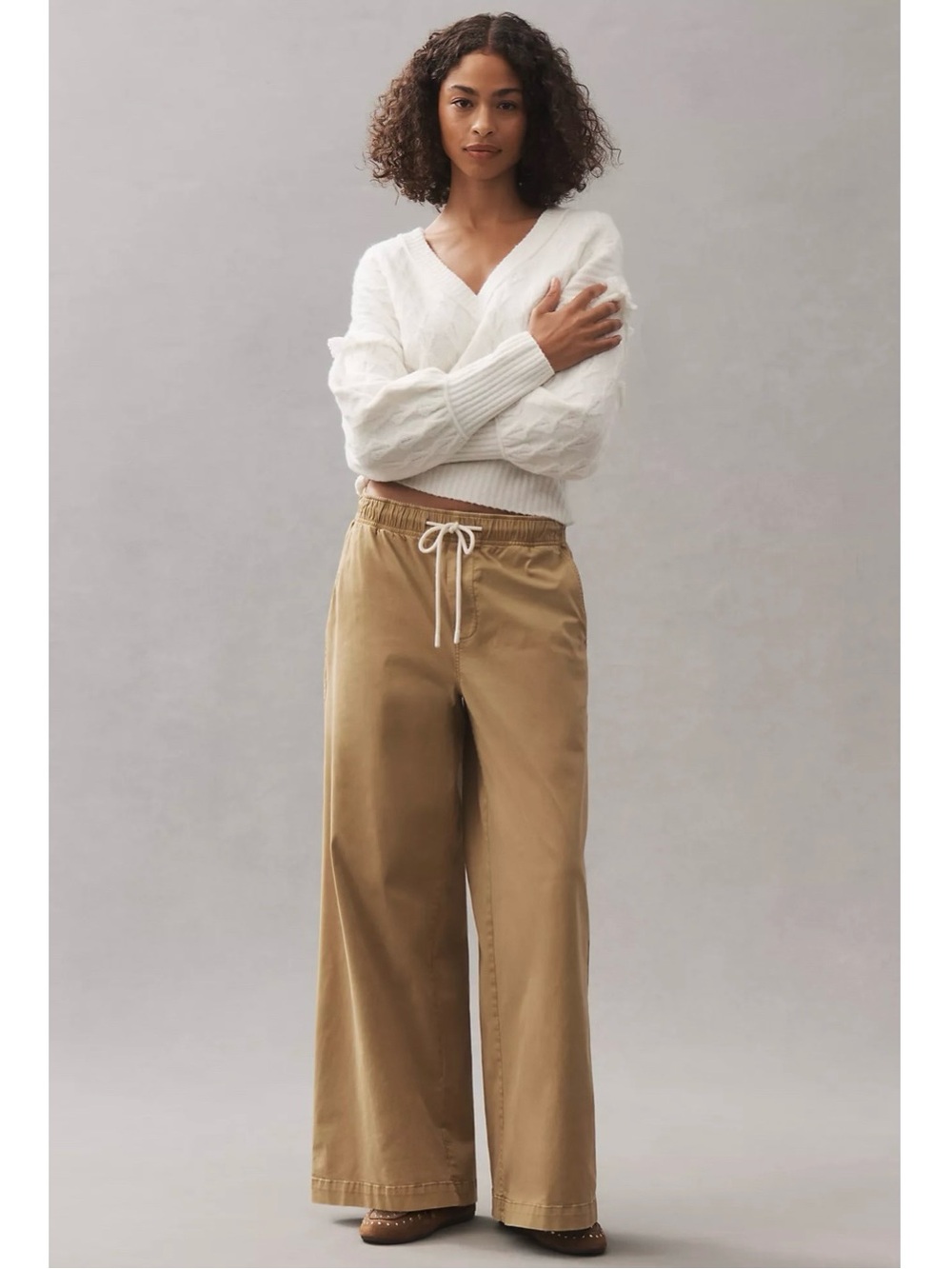 PILCRO Tie-Waist Pull-On Pants in Lark Size S - Picture 14 of 14
